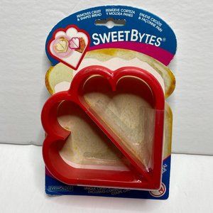 Sweet Bytes Red Heart Shape Crust Sandwich Cutter